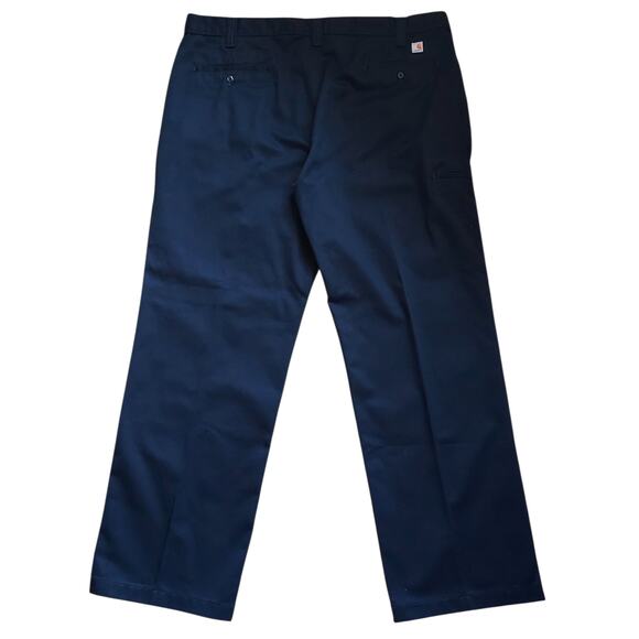 Carhartt B316 Blended Twill Double Knee Men's Black Durable Work Pants Sz 42X32 - Picture 2 of 8